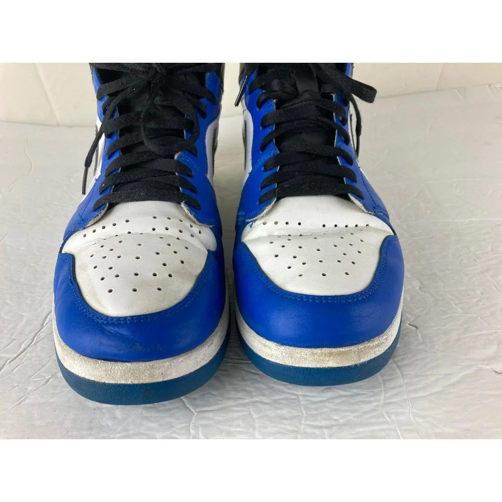 Jordan 1 Retro High Men 12 Blue White Black Good Game Royal 555088-403 Athletic